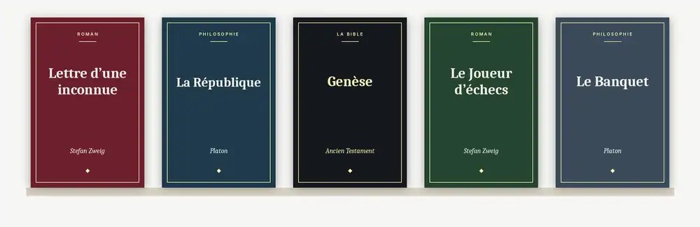 Étagère 1 du Book club